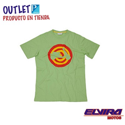 Camiseta Hombre Target Diana Vespa Verde